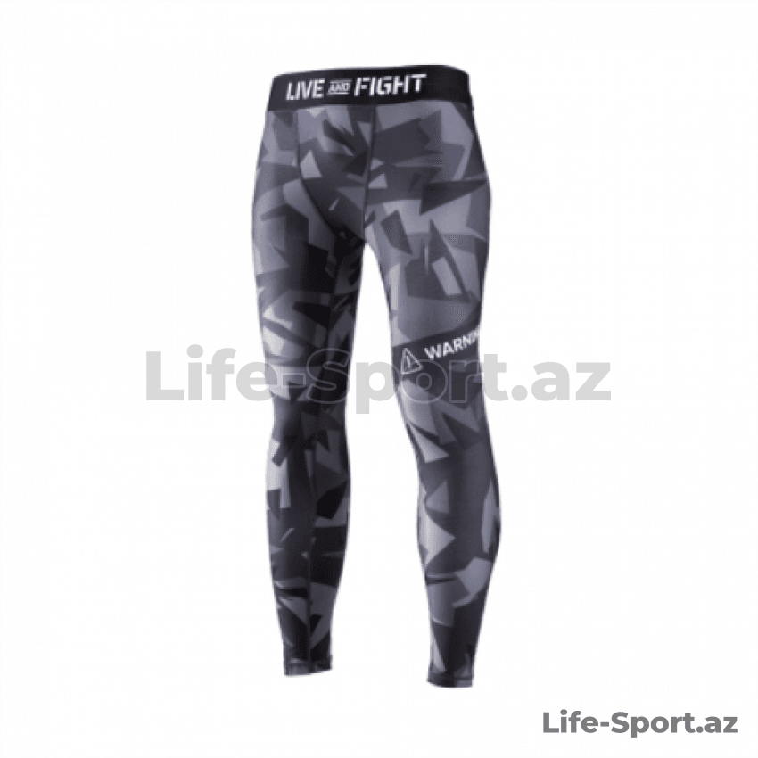 MEN`S LEGGINGS-ATHLETIC CAMO — 1
