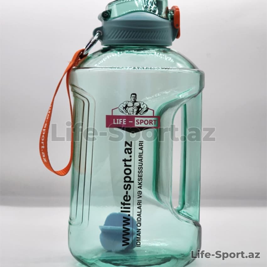 LIFE SPORT WATER BOTTLE WITH PLASTIC BALL 2,2L — 3