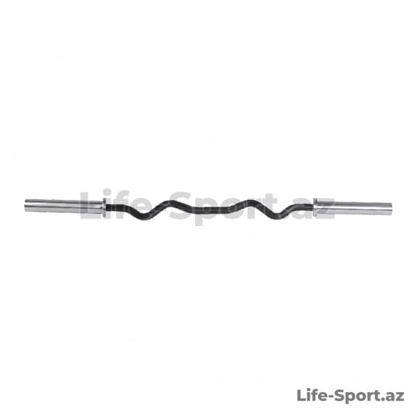Life-Sport 56 Inch EZ Curl Barbell Bar — 1