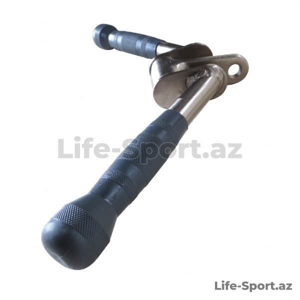 Life-Sport Hard Chrome Revolving Press Down Bar — 1