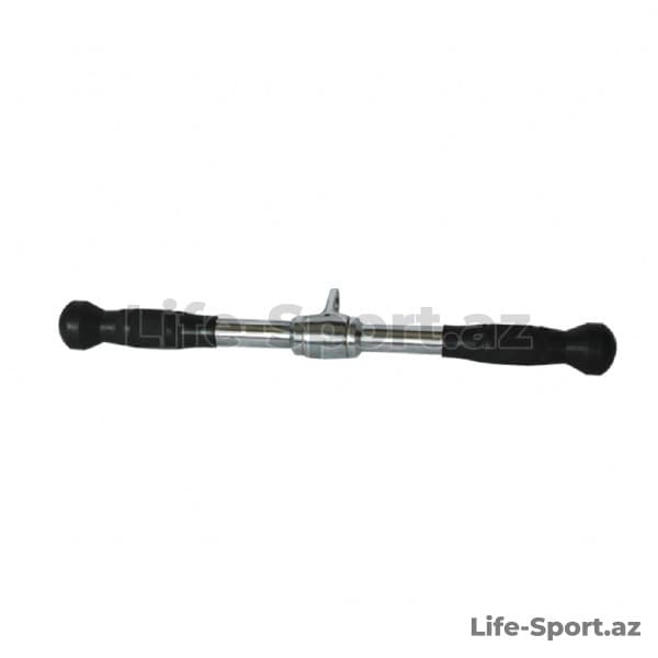 Life-Sport Hard Chrome Revolving 20'' Straight Bar — 1