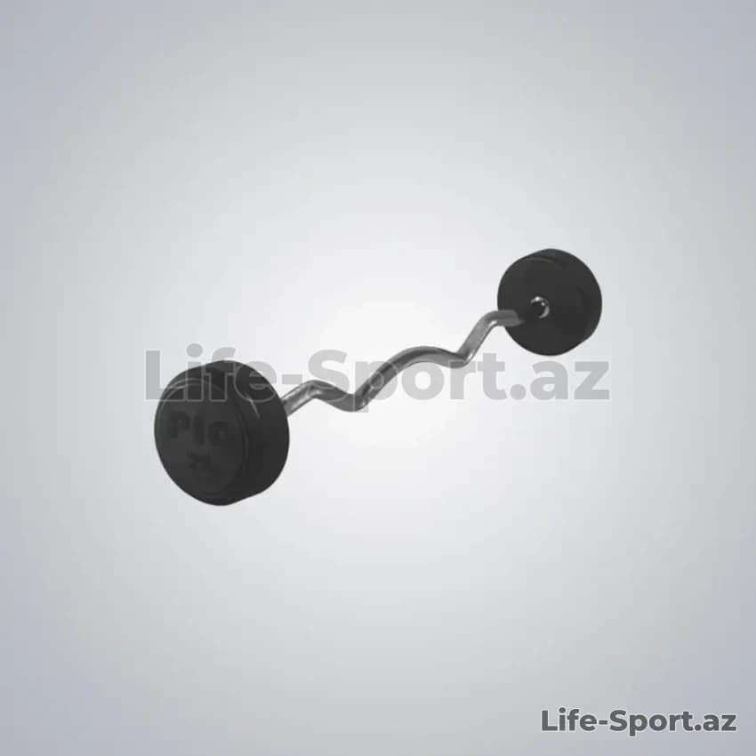 Çəki daşı əyri qrif 10 kg Curve Barbell