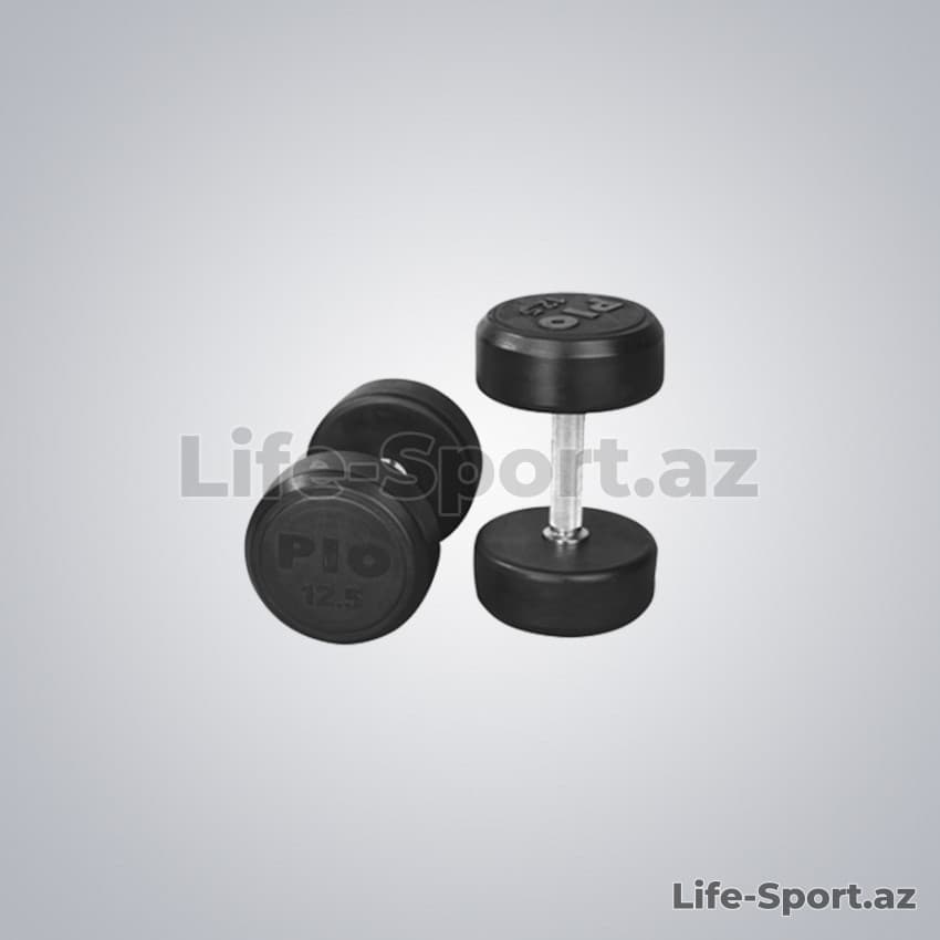 Qantel Rubber Dumbbells 47.5kg — 1