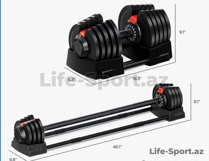 Life Sport Qantel Manual 24 kg — 2