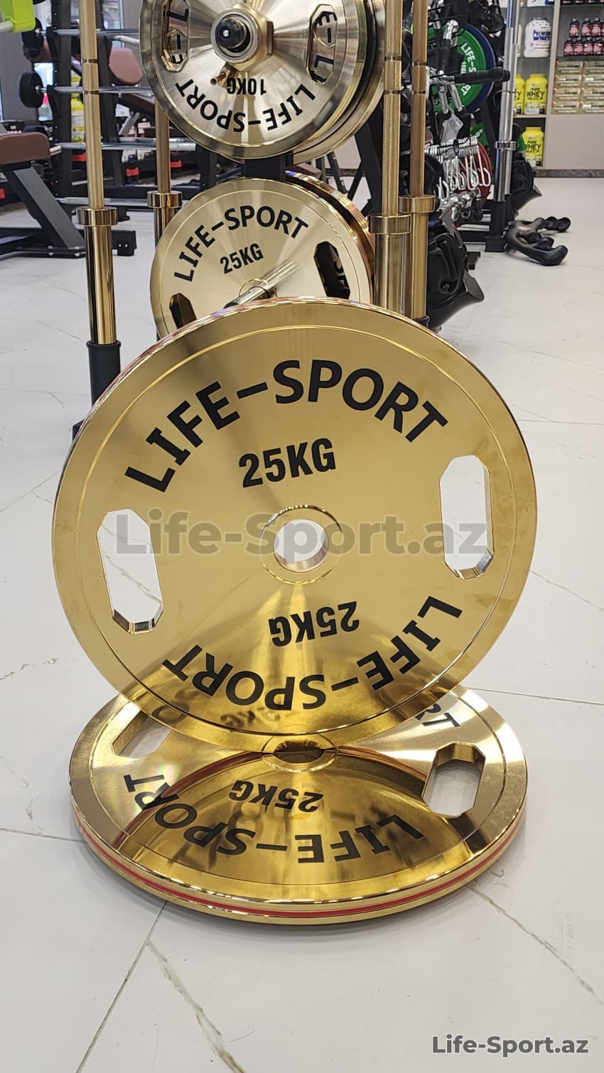 Life Sport Pro Bronze Coating Change Plate 25 kg — 2