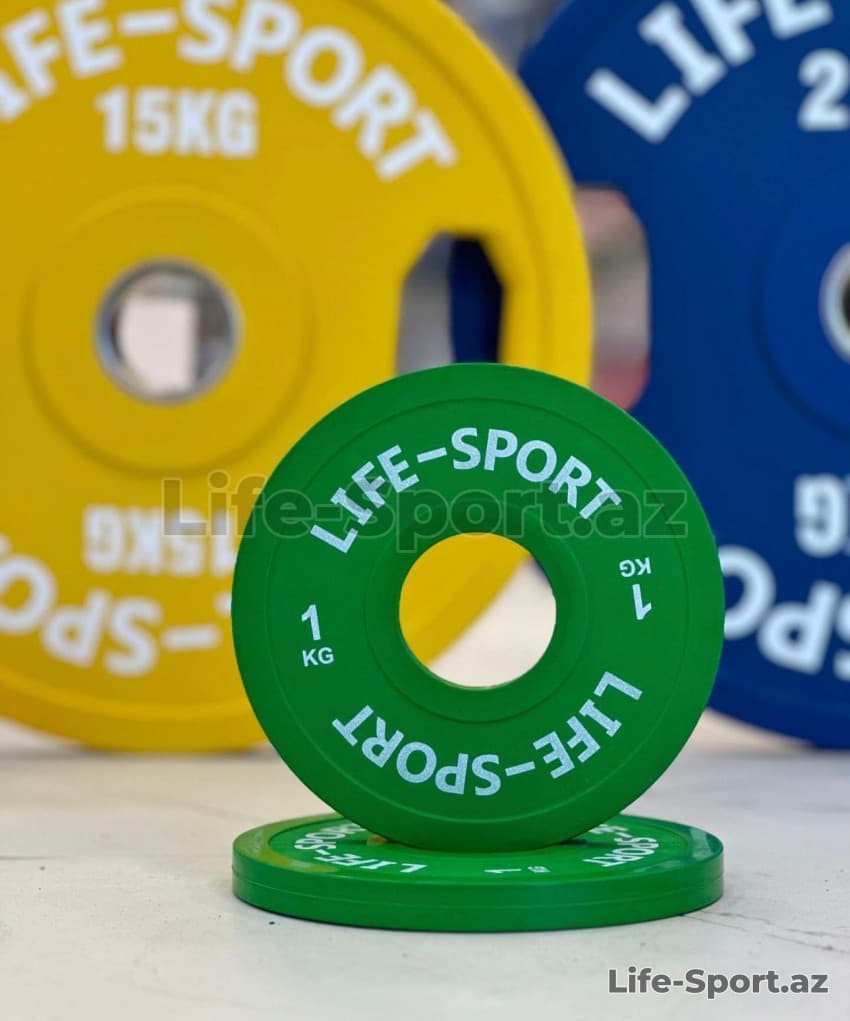 LİFE SPORT Change Plate 1.0 KG Yaşıl — 1