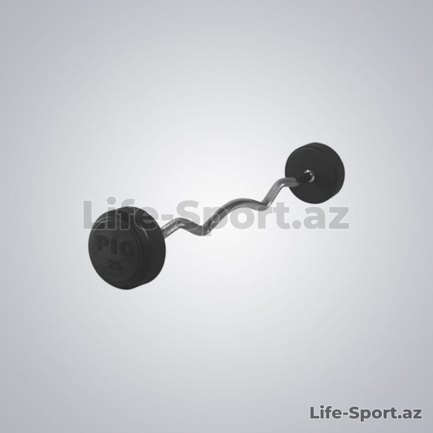 Çəki daşı əyri qrif 45 kg Curve Barbell