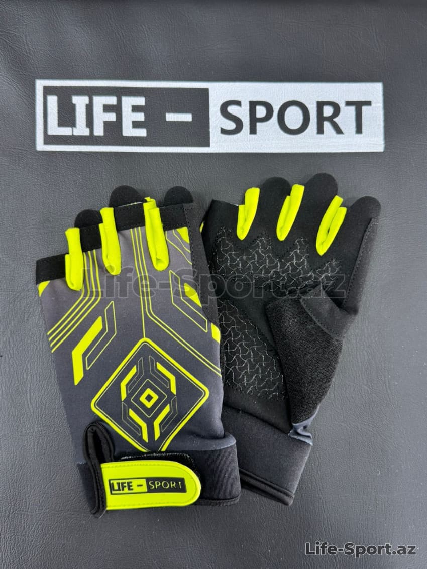 Life-Sport Sports Gloves (Sarı)