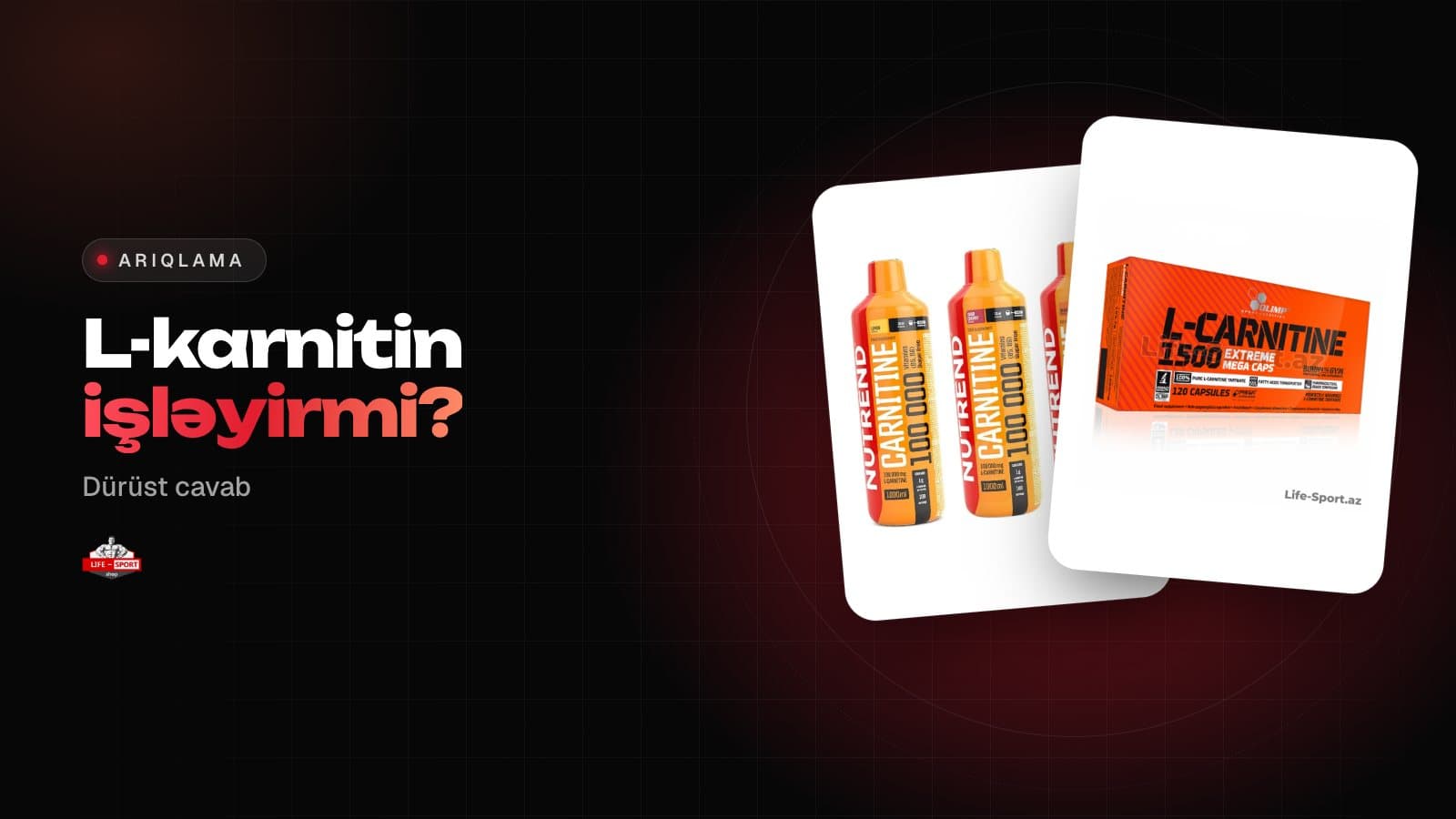 L-karnitin işləyirmi? Arıqlamaq üçün dürüst cavab