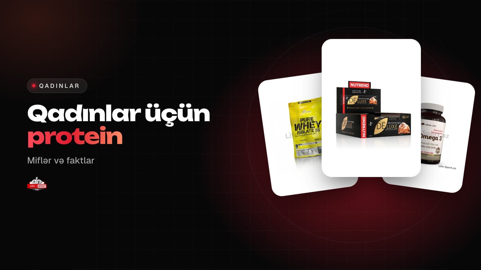 Qadınlar üçün protein və idman qidası: miflər və faktlar