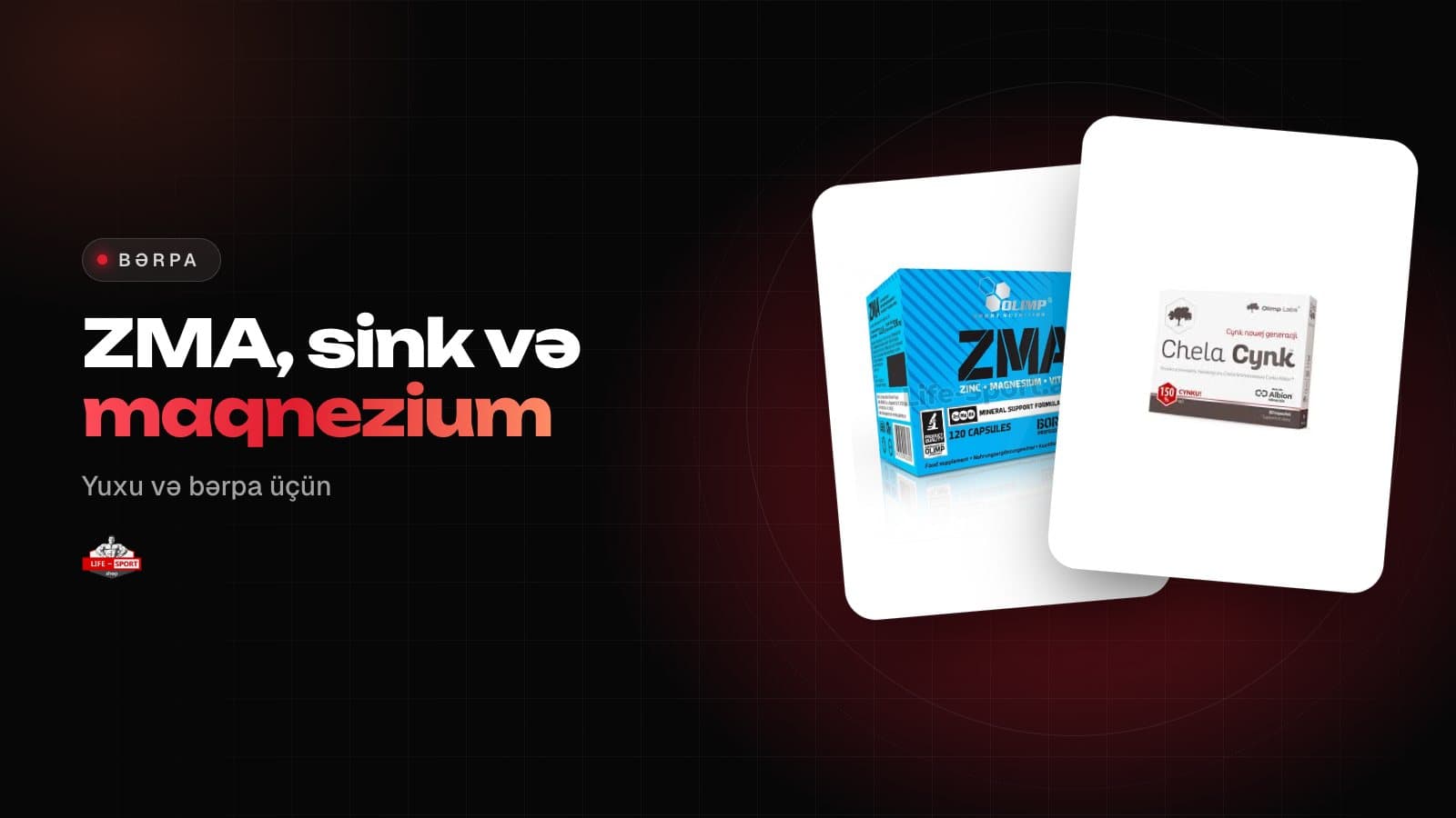 ZMA, sink və maqnezium: yuxu və bərpa üçün işləyirmi?