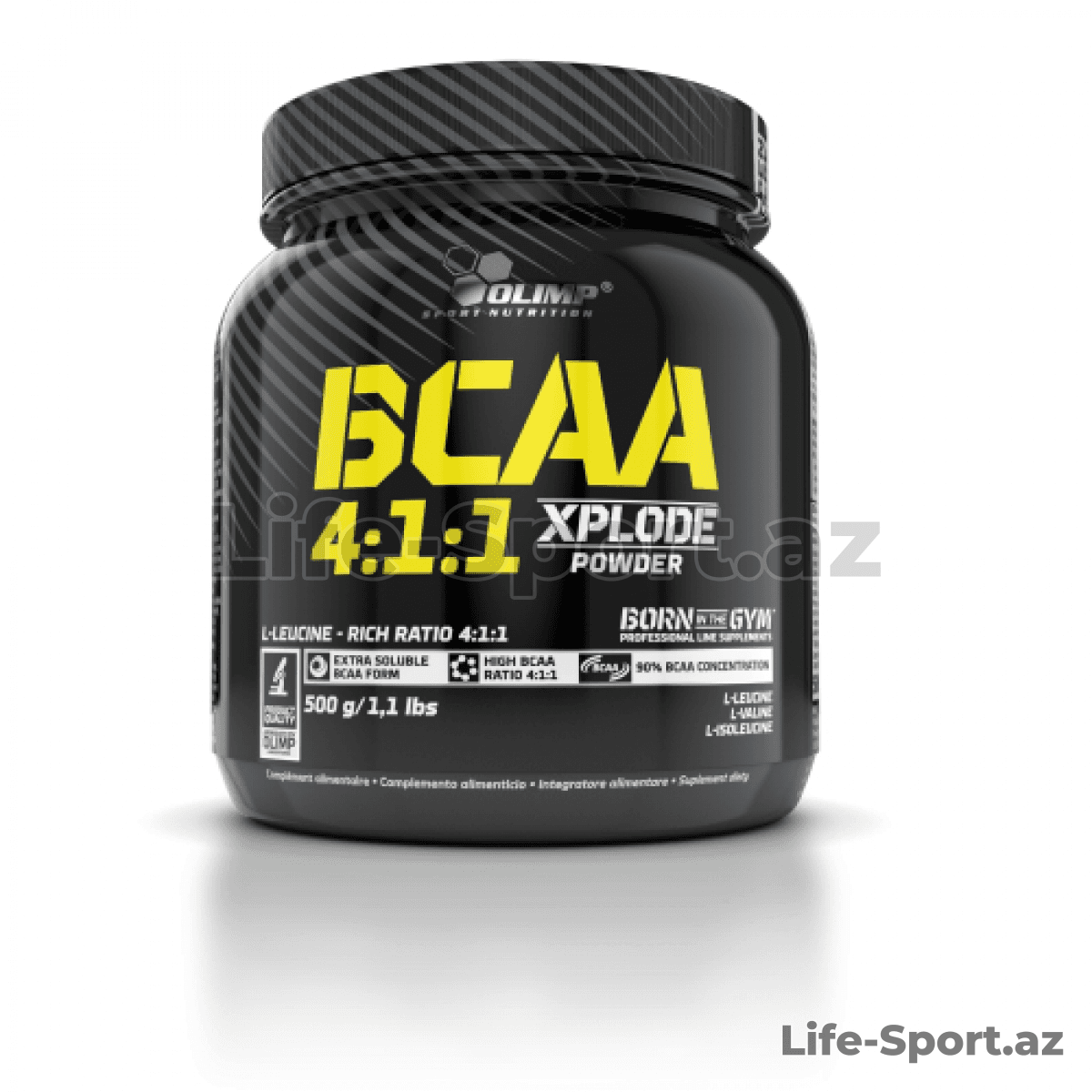 BCAA 4:1:1, 500 QR