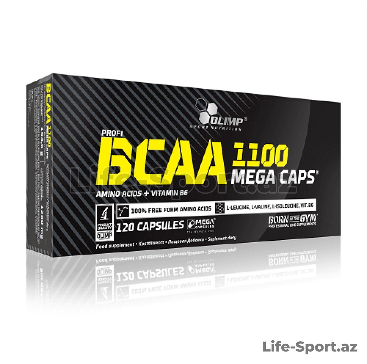 BCAA MEGA CAPS, 120 KAPSUL