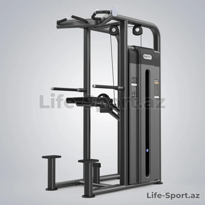 Turnik paralel qol çəki ilə Dip/Chin Assist
