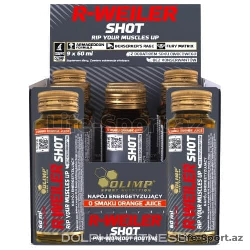 REDWEILER SHOT, 9 AMPUL