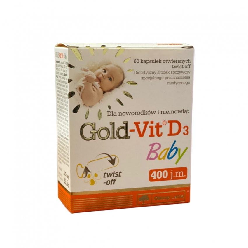 GOLD-VIT® D3 BABY,  60 КАПСУЛ