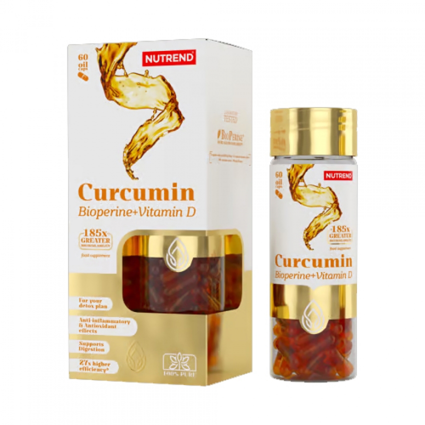 Curcumin + Bioperine + Vitamin D 60 CAPS