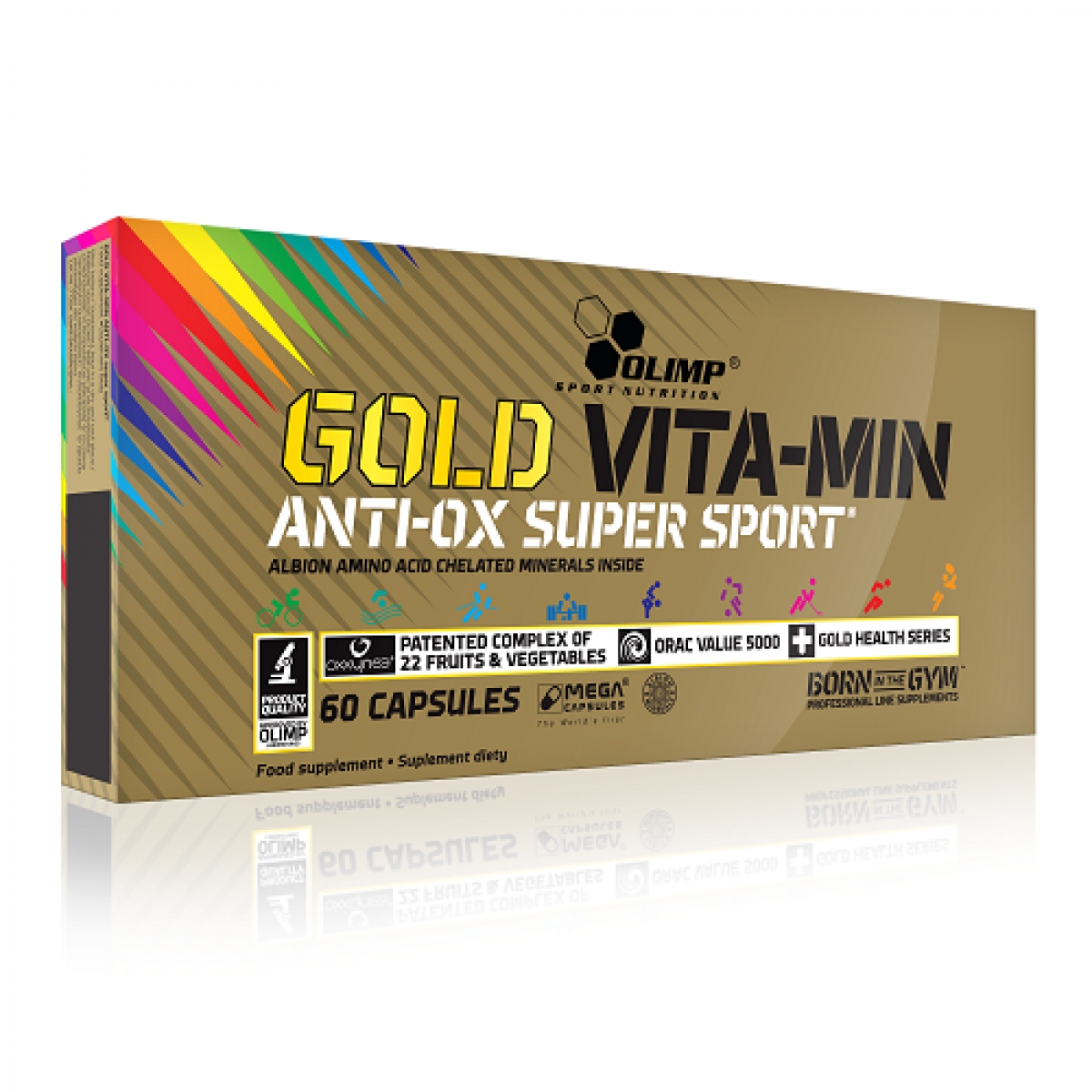 GOLD VITA-MIN ANTI-OX SUPER SPORT, 60 CAPSULES