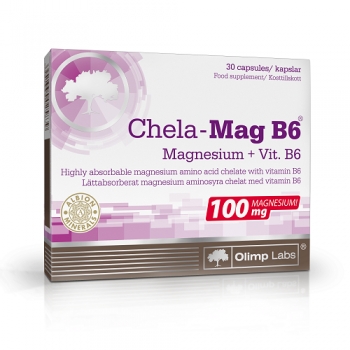 CHELA-MAG B6 MAGNESIUM +VIT.B6, 60 КАПСУЛ