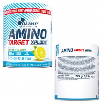 amino target xplode 275gr lemon flavour