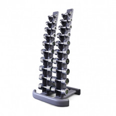 life-sport 10 pairs dumbbell set with rack (1kg-10kg)